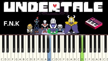 "Undertale OST: 085 - Fallen Down | Piano Tutorial"