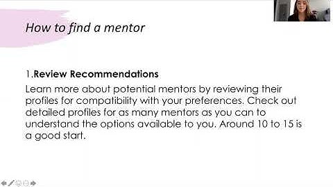 Professional Mentor Program - The Matching Process