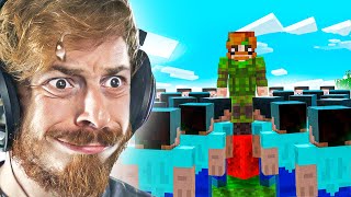 1vs100 mais sur MINECRAFT !