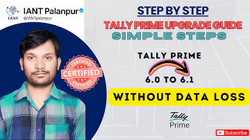 #Bonus Lecture-2  | Upgrade Your Tally Prime 6.0 to 6.1 Without Data Loss (Step by Step) 2025