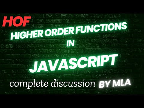 Higher order functions in javascript #javascript #HOF - YouTube