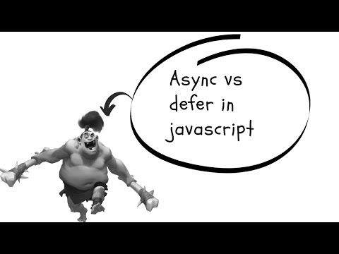 Difference between Async and defer in javascript ||||