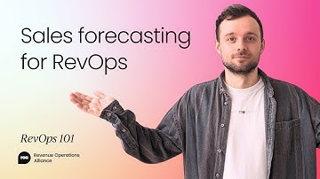 Sales forecasting for revenue operations