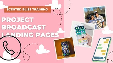 Project Broadcast Landing Pages & Newsletters