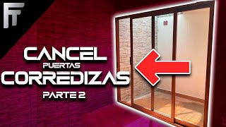 Como hacer marcos corredizos🔥 para cancel de aluminio fabricando mi cancel doble corredizo🔴parte2