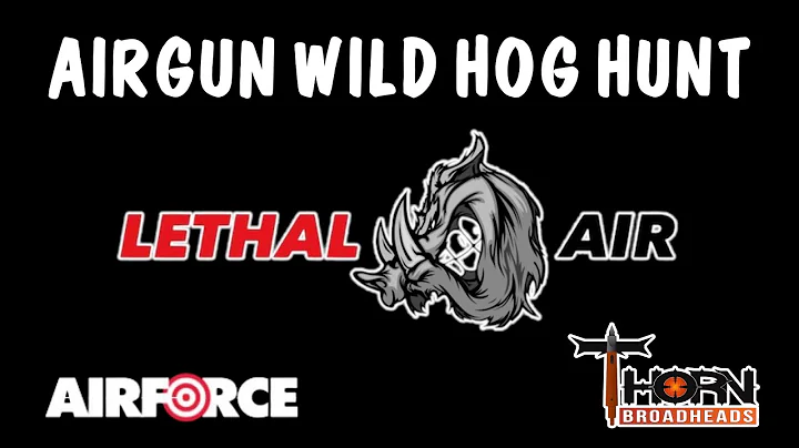 Wild hog hunt with an .357 Airforce Texan big bore airgun shooting AirBolts