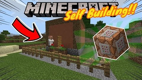 OMG! Self Building House With Command Block!! - Map (Redstone) - Minecraft