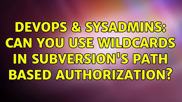 DevOps & SysAdmins: Can you use wildcards in Subversion
