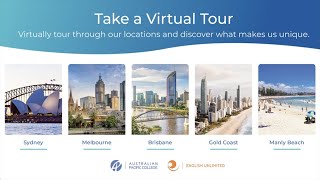 Australian Pacific College APC and English Unlimited EU Campus Virtual Tour