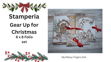 Stamperia - Maak je klaar voor Kerstmis - 6 x 8 folio van Uniquely Creative