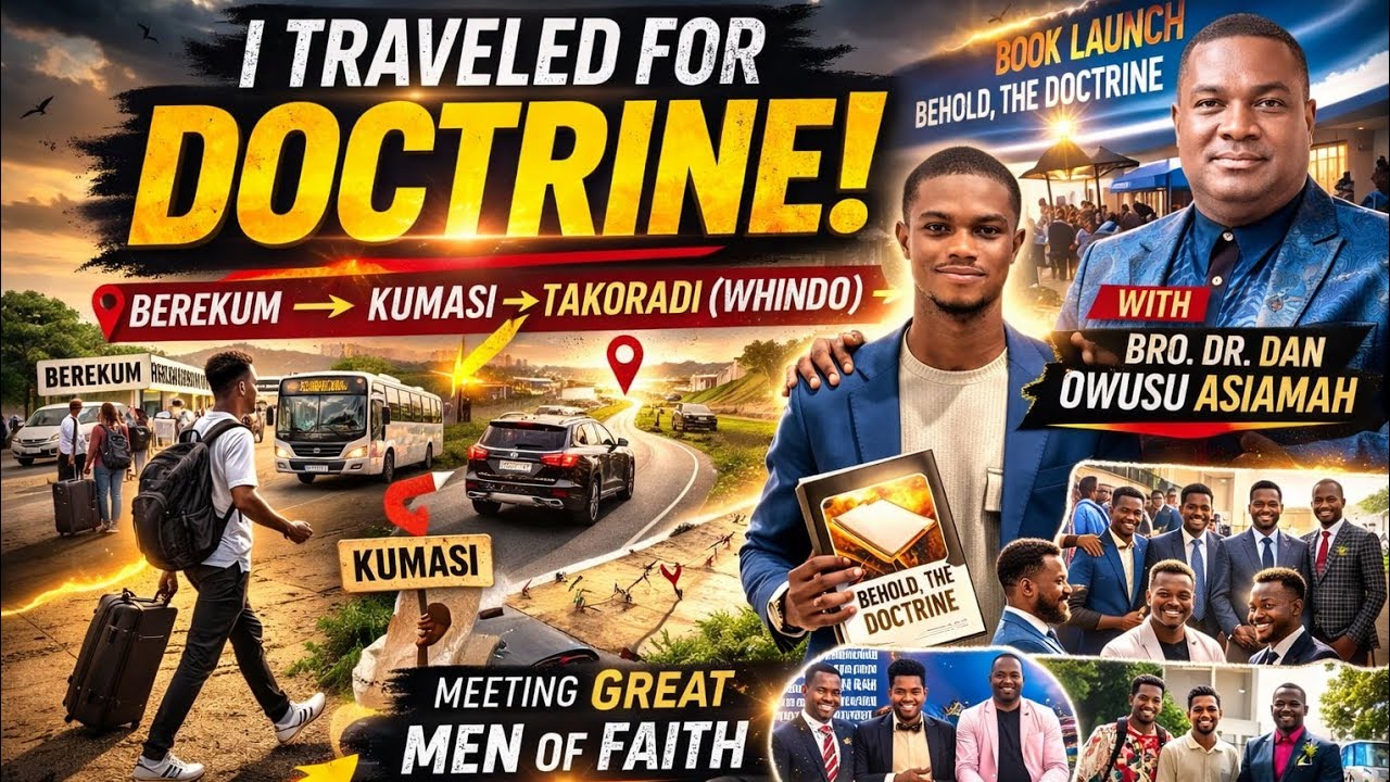 Berekum to Kumasi to Takoradi. I Met Bro. Dr. Dan Owusu Asiamah.