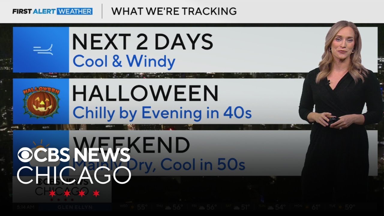 Cool and breezy on Wednesday in Chicago - YouTube