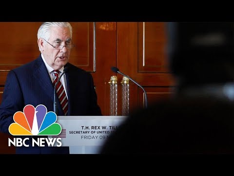 Secretary Rex Tillerson Explains How North Korean 'Talks' Differ From 'Negotiations' | NBC News