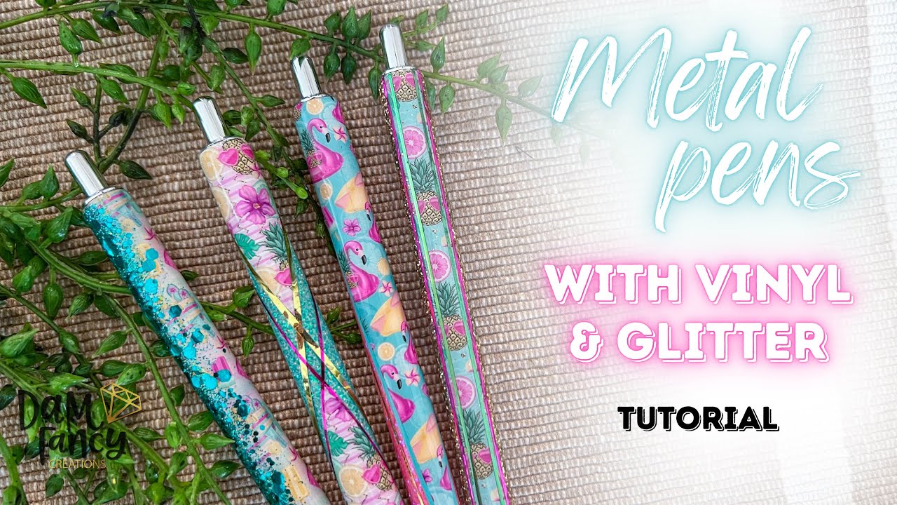 Summer Metal Pen Tutorial l DAM Fancy Creations - YouTube