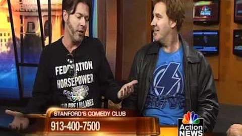 Don Jamieson and Jim Florentine make a TV intervie...