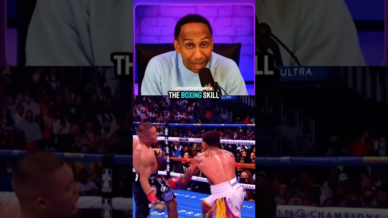 Stephen A on Tank Davis 😳🥊🥊 