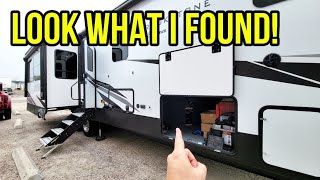 Look behind your RV Panels!  Wow!