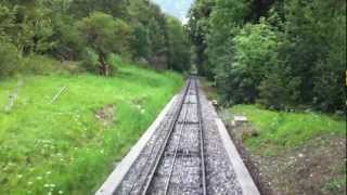 Funiculaire/Cable car ( SMC ) Crans Montana - Sierre full ride