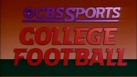 CBS College Football intro (1984-1986)