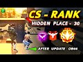 Top 30 hidden places for cs rank after update  cs rank tips and tricks  cs rank glitch 2024