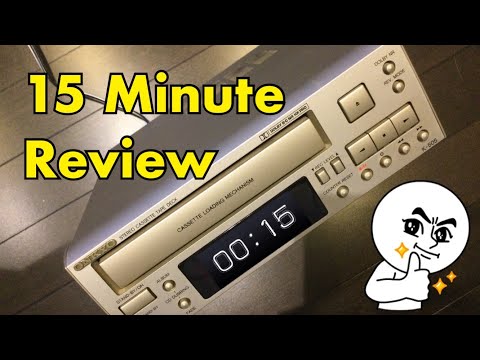 Cassette Deck Review Onkyo K-505 INTEC205 Cheap Audio HiFi From Japan