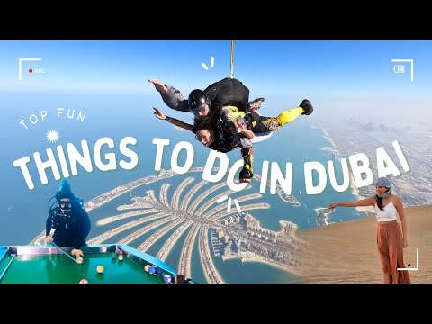 10 Best Fun Things to do in Dubai with Prices 2023 | Dubai Travel Vlog