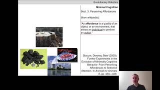 Evolutionary robotics. Lecture 10. Thurs Mar 11, 2021.
