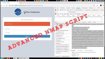 nmap script advanced "vulner and vulscan" on AirNav
