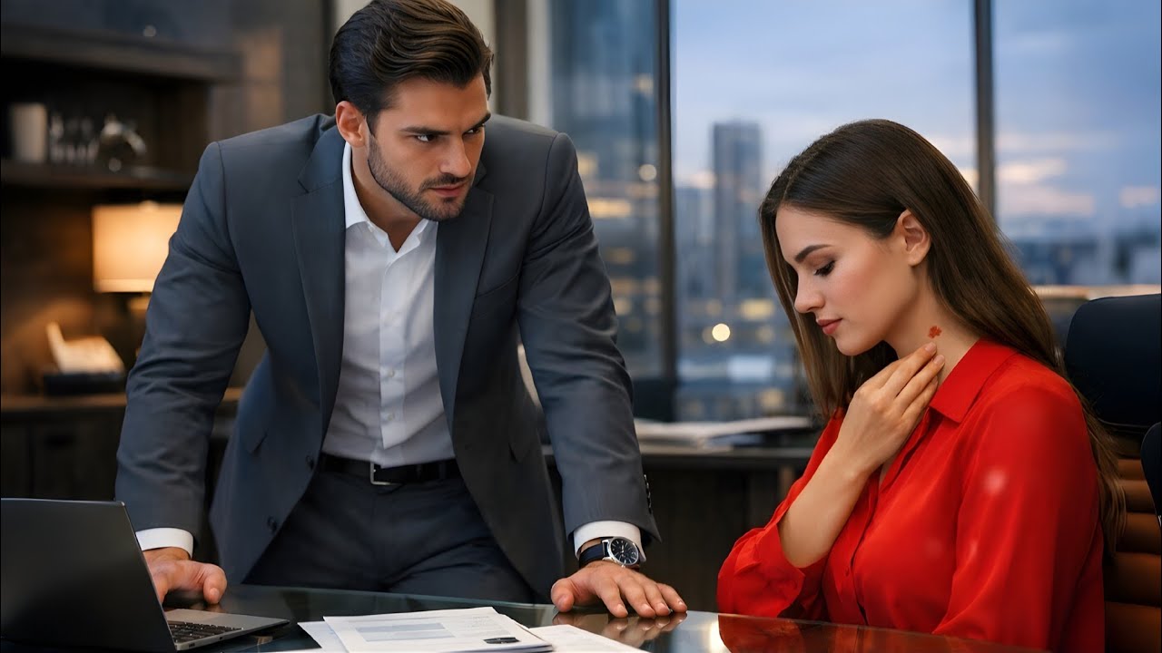 Elle est arrivée au bureau avec une marque sur le cou… son patron n’était pas prêt à la vérité