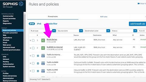 How to Block Games on Sophos Firewall