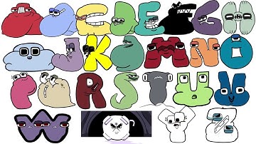 Alphabet Lore But Everyone Is Fat Transform (A-Z...)