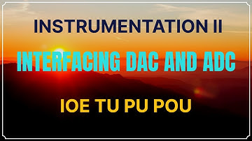 INTERFACING ADC DAC