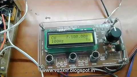 VU3XVR Si5351 DDS VFO BITX40 CW Modification