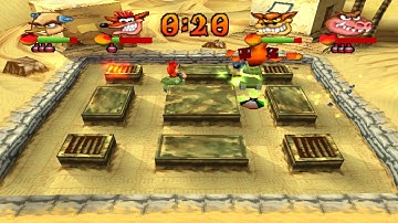 Crash Bash Walkthrough: Part 10 - Desert Fox