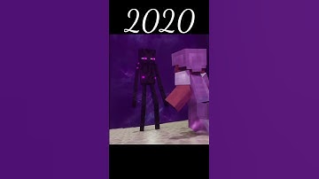 Minecraft Enderman evolution 😎 #minecraft #shorts #herobrine