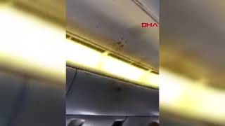 THY  uçağı türbülansa girdi.