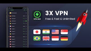 3X VPN - Free, Unlimited, Safe surf, Speed up apps screenshot 3