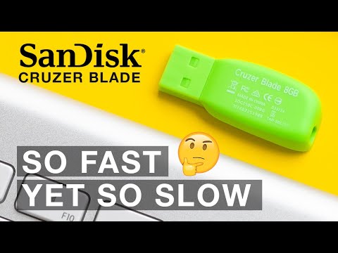 SanDisk Cruzer Blade USB 2.0 Flash Drive REVIEW (Benchmark & Speed Test)