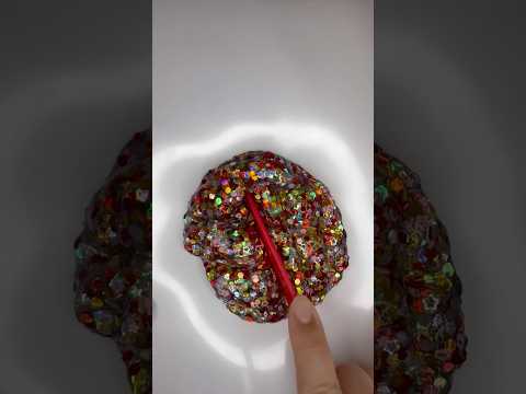 どっちが好き？混ぜる音 vs 切る音#asmr #slime #satisfying #oddlysatisfying #音フェチ #スライム #癒し #切る音 #混ぜる音 #キラキラ
