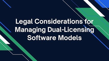 Heather Meeker: Dual-Licensing Legal Risks and Considerations