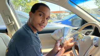Spending over $5,000 at a sneaker store in California