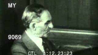 1934 Henry Ford Says Great Depression Is Over Will Produce 1M Cars