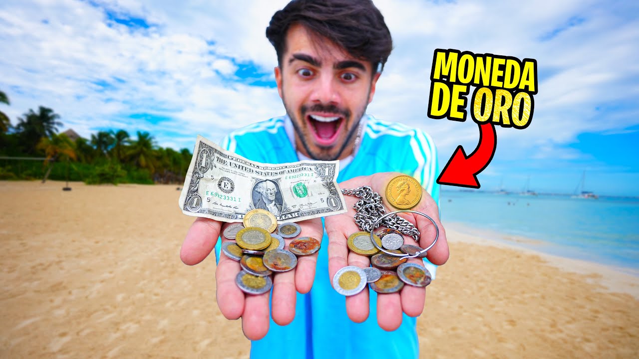 ENCONTRE ORO Y DINERO CON UN DETECTOR DE METALES - YouTube