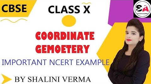 CHAPTER 7 |COORDINATE GEOMETRY | IMPORTANT NCERT EXAMPLE |CLASS 10