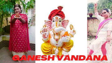 Ganesh Vandana Dance|| Ekdantaya Vakratundaya||Sukhkarta Dukh harta|| Gajanana|| #ganeshvandanaDance