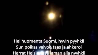 Video-Miniaturansicht von „Matti Esko - Hyvää huomenta Suomi (sanat)“