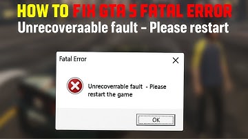 onherstelbare fout, start het spel opnieuw op gta v fix verbeterd | start het spel opnieuw op en ...