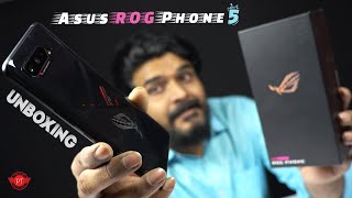 Asus ROG Phone 5 Unboxing in Telugu : First Snapdragon 888 in india, 144Hz Amoled etc