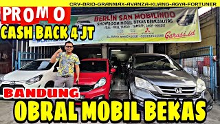 TERMURAH MOBIL BEKAS BANDUNG, AVANZA, JAZZ RS, HONDA BRV SORUM ZACK MOTOR