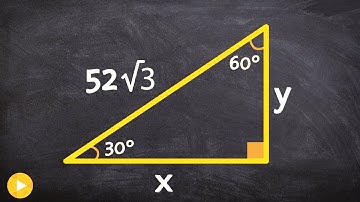 How to determine the legs of a 30 60 90 triangle when given the hypotenuse